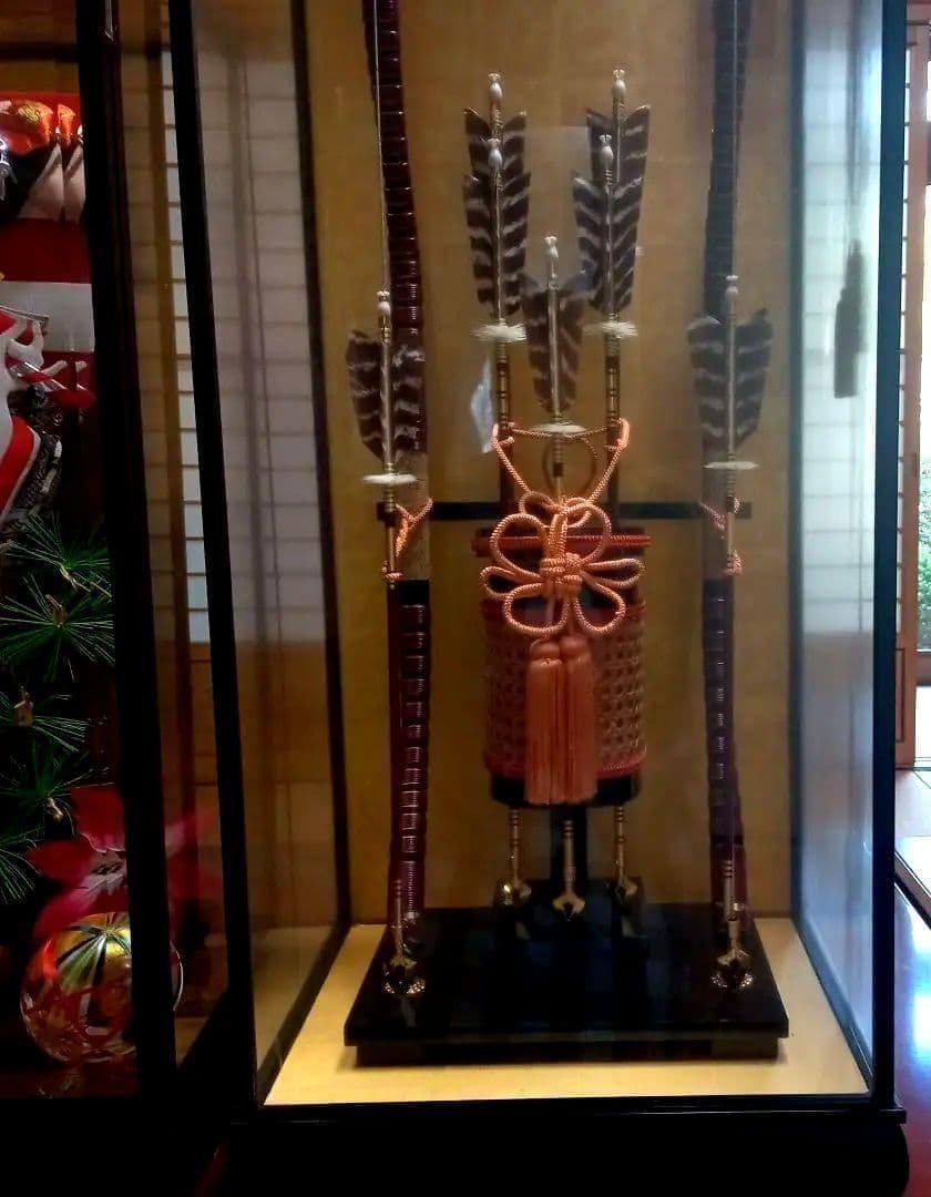 羽子板の飾り人形　破魔弓2点セットお祝いお正月縁起物遊びJAPAN希少大きい迫力