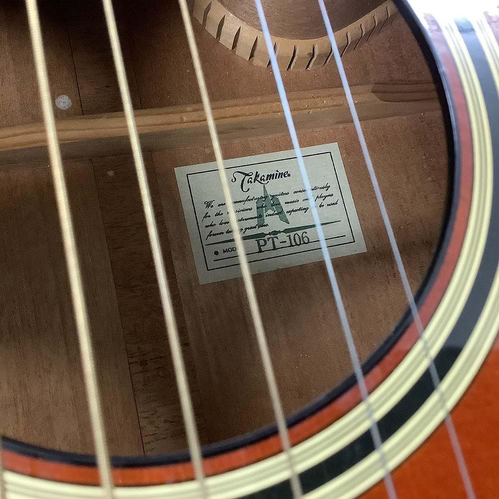 TAKAMINE エレアコ アコースティックギター PT-106 ハードケース付
