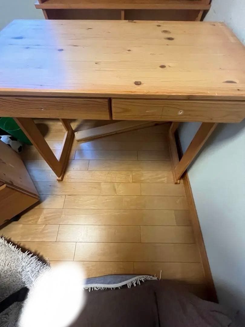 木製 勉強机 引き出し付き 3点セット！！