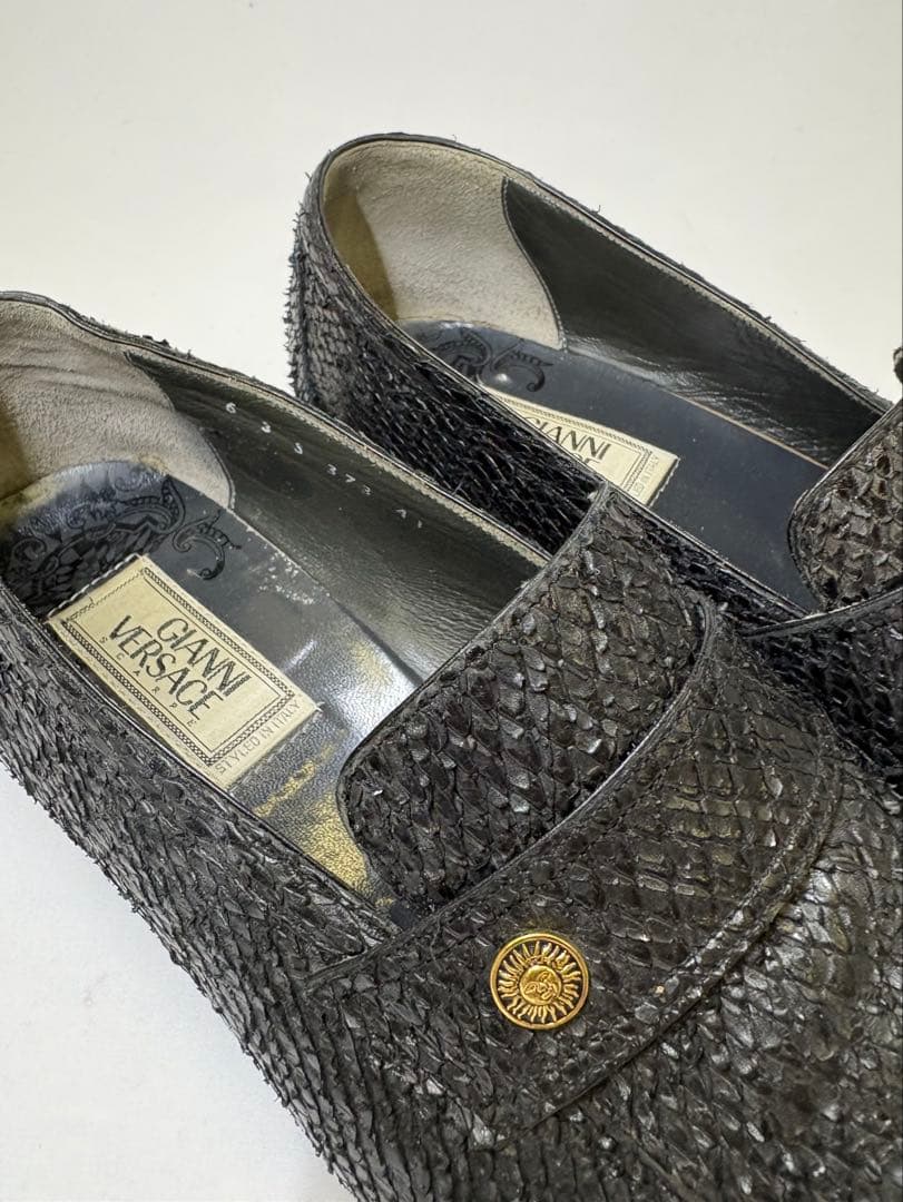80s ~ 90s Gianni Versace ローファー 25.5~26