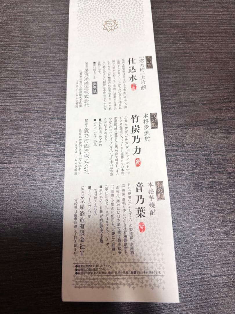 六代目 円楽襲名記念 楽々笑酎 ギフトボックス入り