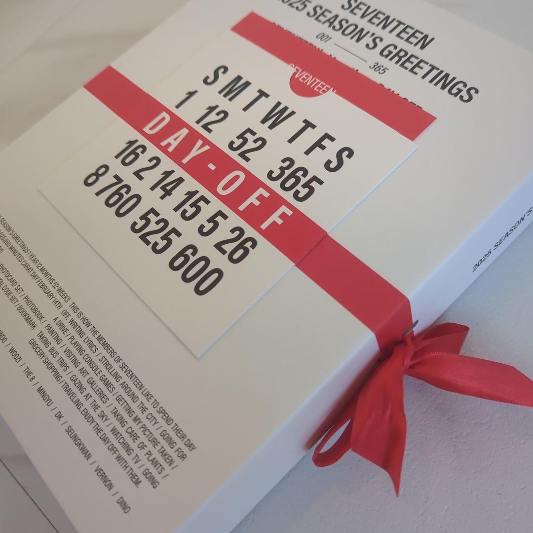 直筆サイン入 SEVENTEEN 2025 SEASON'S GREETINGS