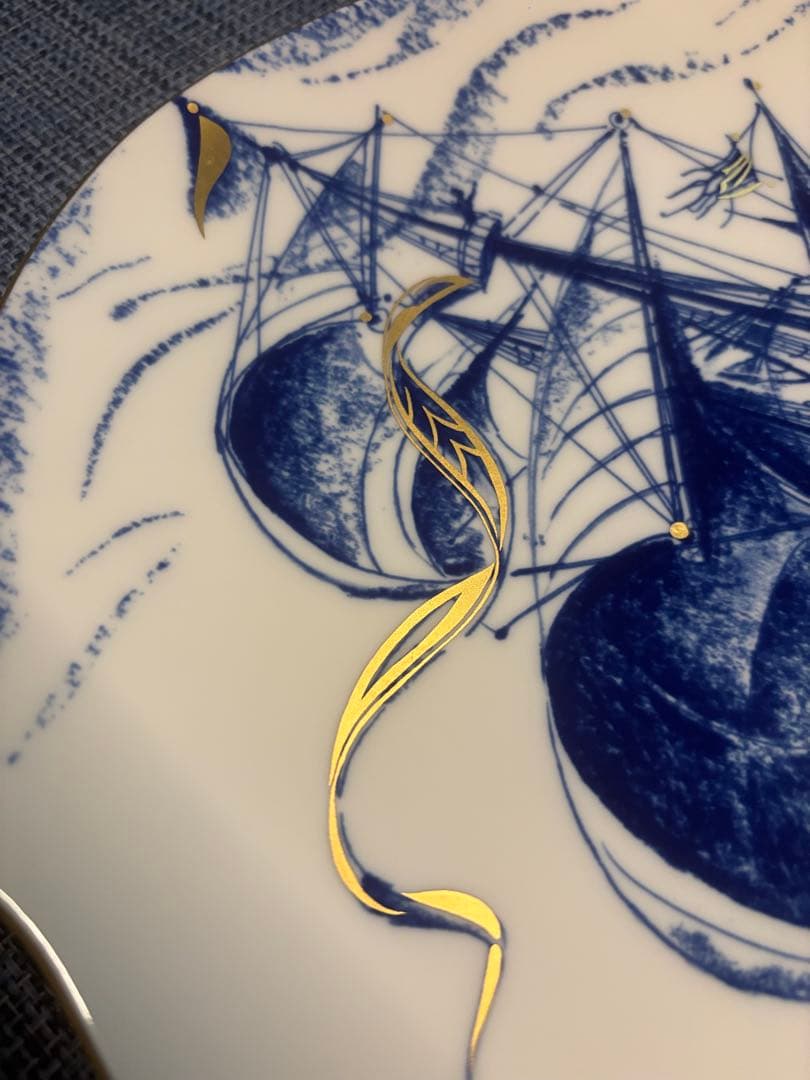 マイセン 飾り皿 1999 スペイン船 ガレオーネ アンティーク