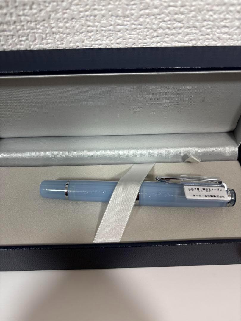 銀山スノーグレー・万年筆 パルム　B