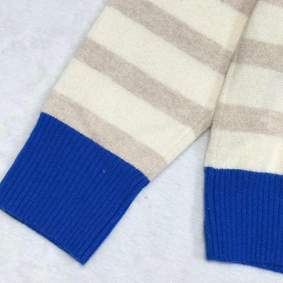 パーリーゲイツ ゴルフウェア 長袖 ニット カシミヤ100% セーター ボーダー