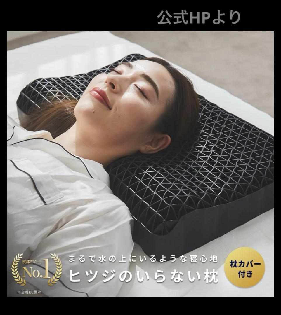 【美品】ヒツジのいらない枕 洗える枕カバー付き