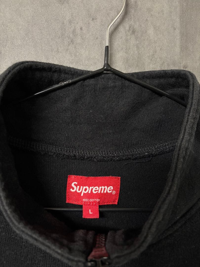 〈早い者勝ち・美品〉SUPREME 黒 即完売品 ハーブジップ トレーナー　L