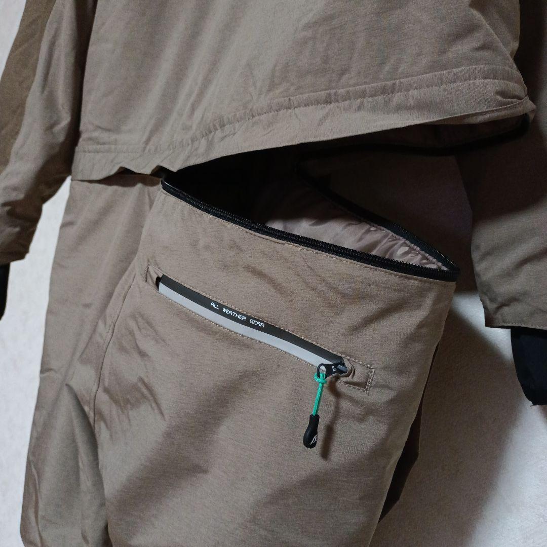 ワークマン AEGIS 防水防寒ツナギ MIX ベージュ 3L 2XL