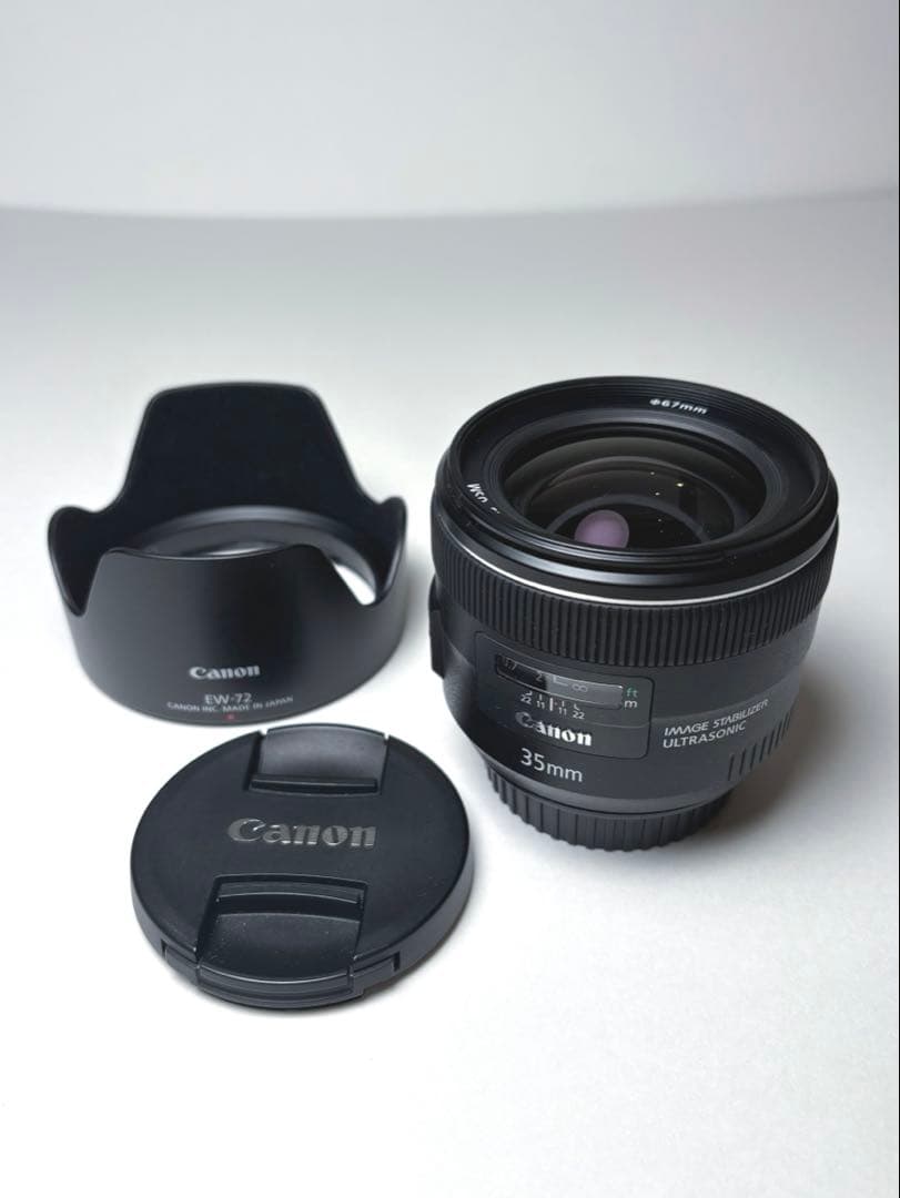 良品 キャノン キヤノン canon EF35mm F2 IS USM