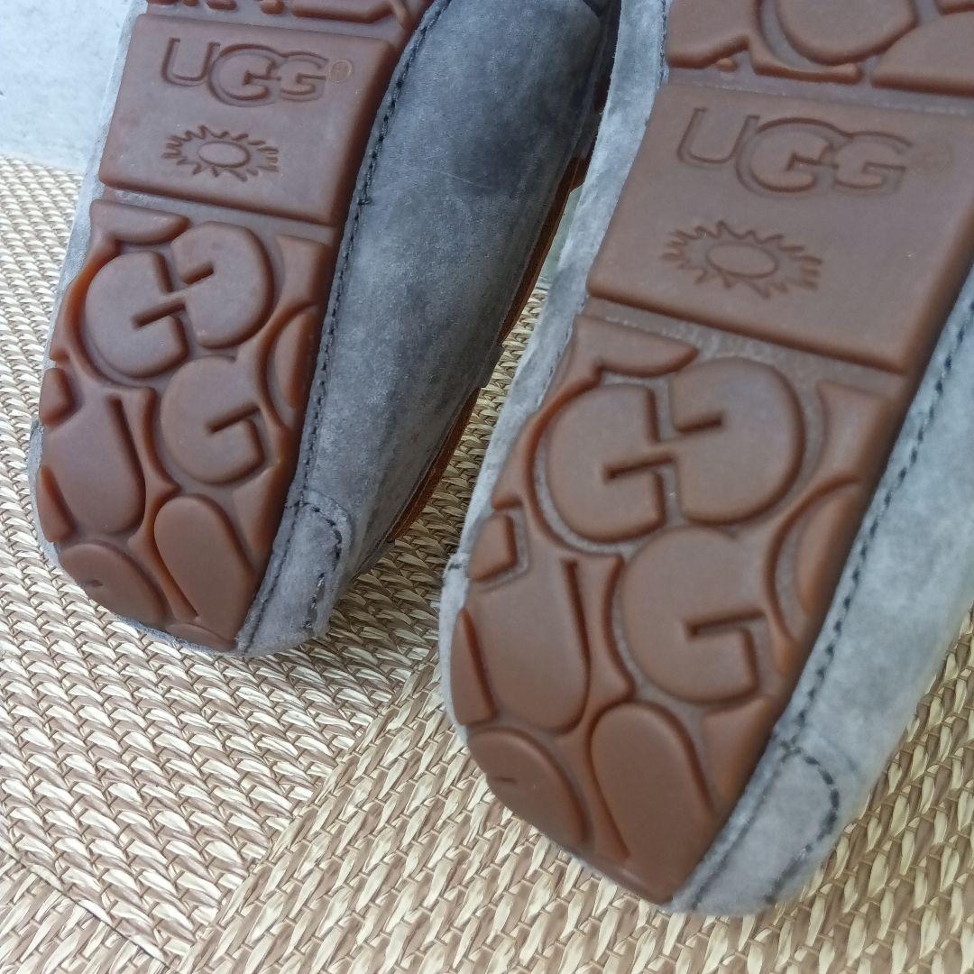 【未使用】UGG アグ DAKOTA ダコタ　モカシン ムートン 22cmグレー
