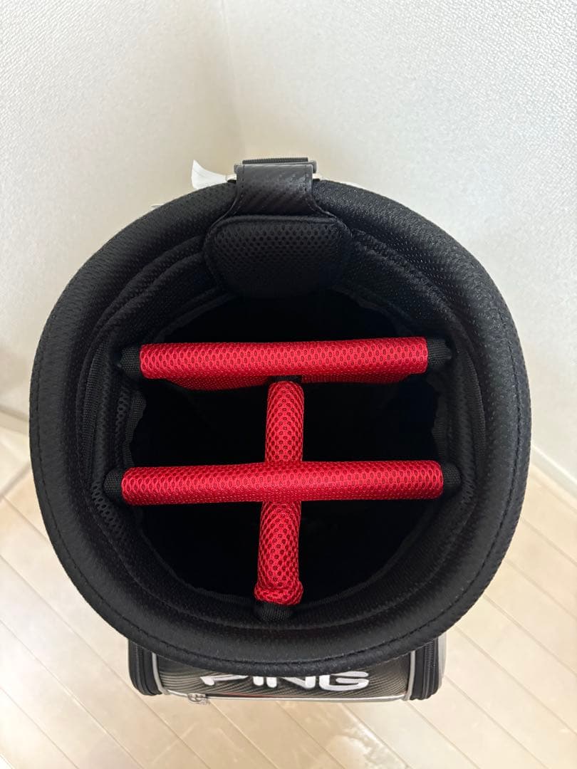 【2025秋冬モデル】PING キャディバッグ エクストラライト シルバー