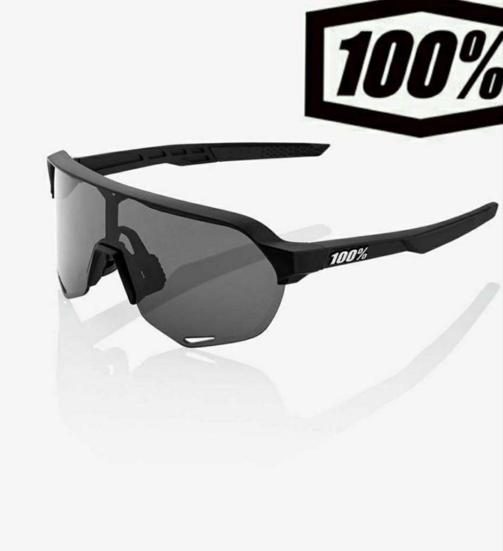 100% S2 ブラック スモークレンズ ワンハンドレッド サングラス早い者勝ち