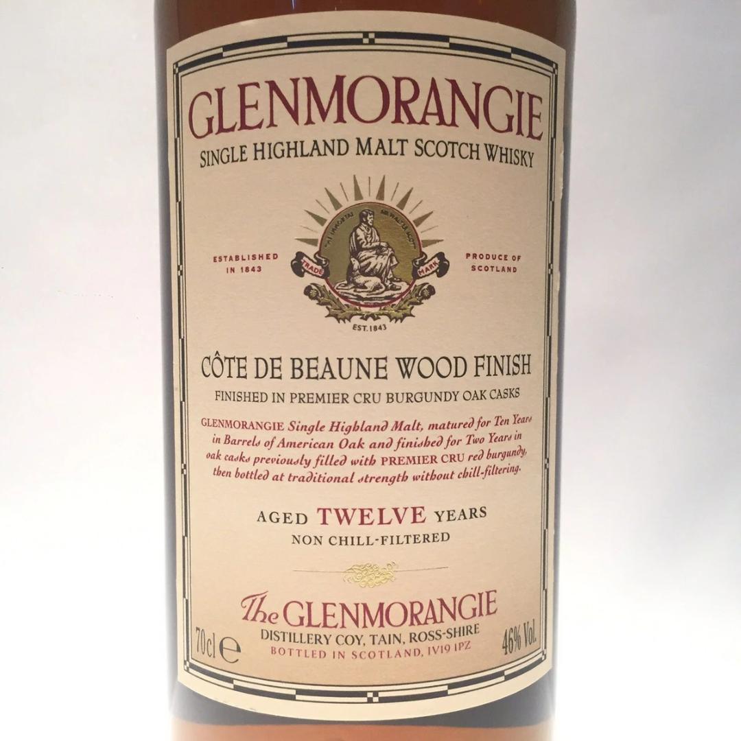 オールドボトル グレンモーレンジ 12年コート・ド・ボーヌ・ウッド・フィニッシュ