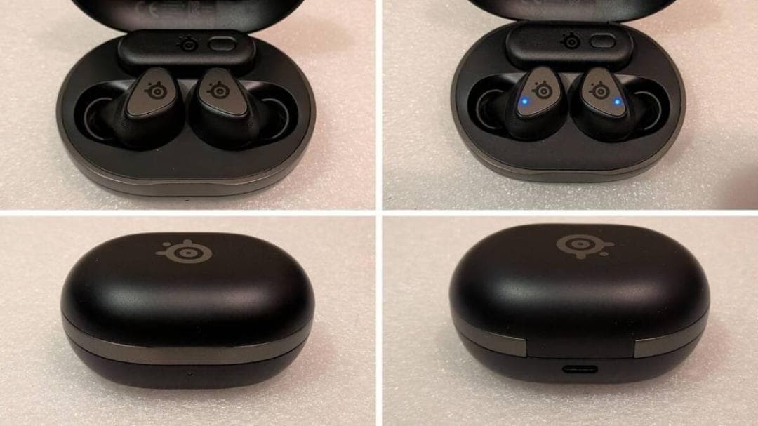 未使用 ブラック スティールシリーズ ARCTIS GAMEBUDS 黒