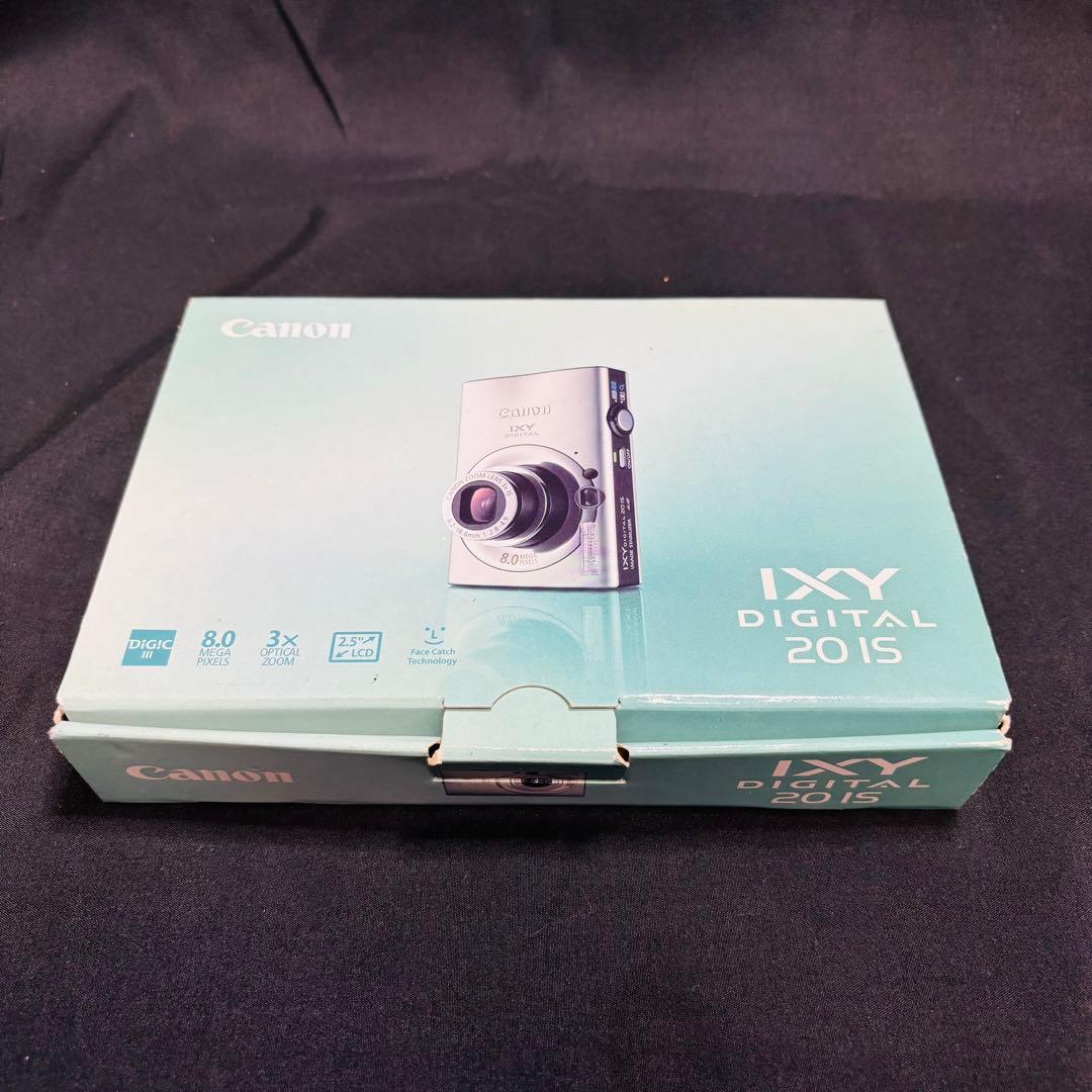 Canon IXY DIGITAL 20 IS シルバー デジカメ　箱付き
