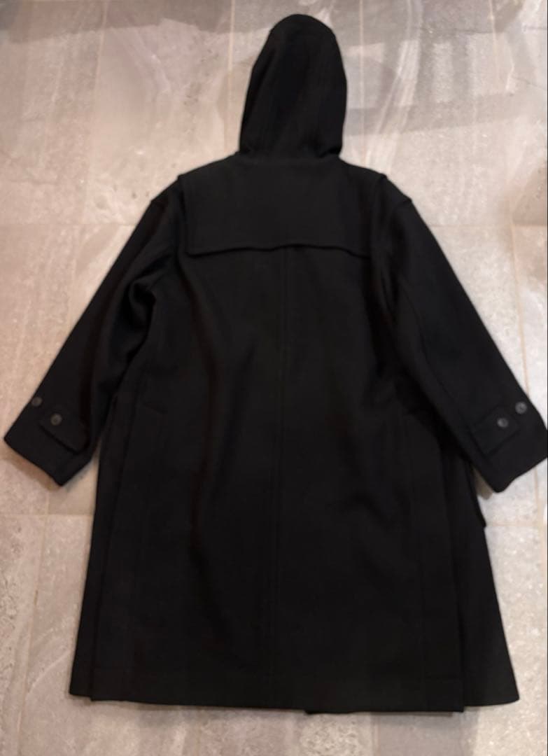 【新品未使用】ユニクロ　+J ウールオーバーサイズダッフルコート　ブラック M