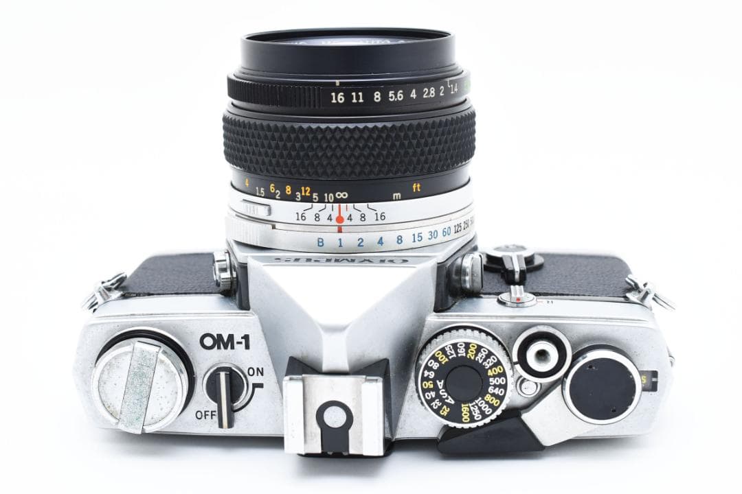 フィルムカメラ Olympus OM-1 Silver + F Zuiko 50mm F1.4