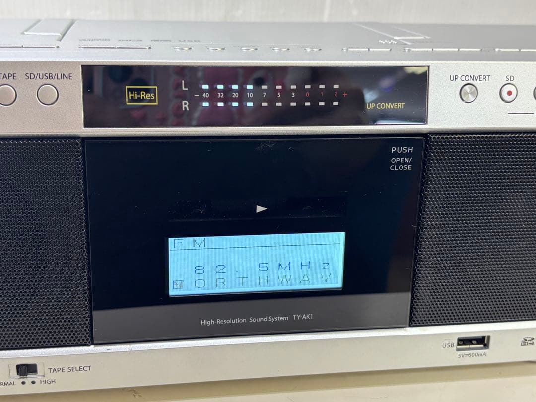 東芝 Aurex ラジオカセットレコーダー TY-AK1 2020年製