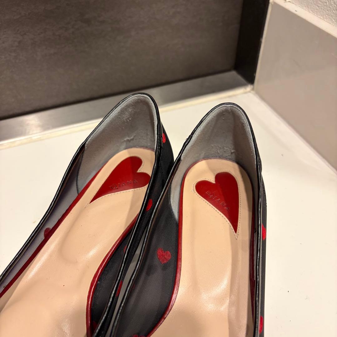 ダイアナ スクエアトゥバレエシューズ