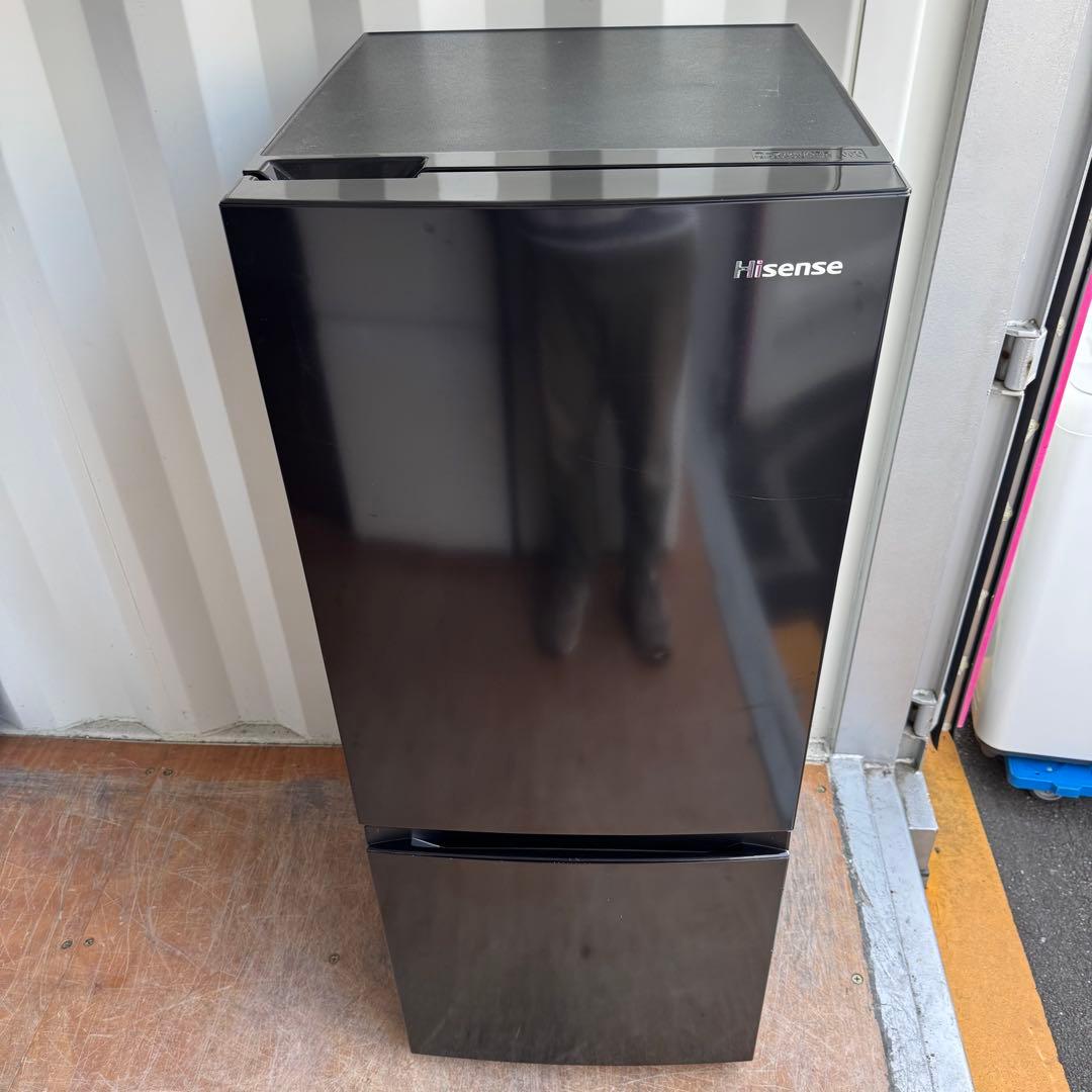 C7612★2021年製★ハイセンス　冷蔵庫　ブラック黒　一人暮らし　自動霜取り