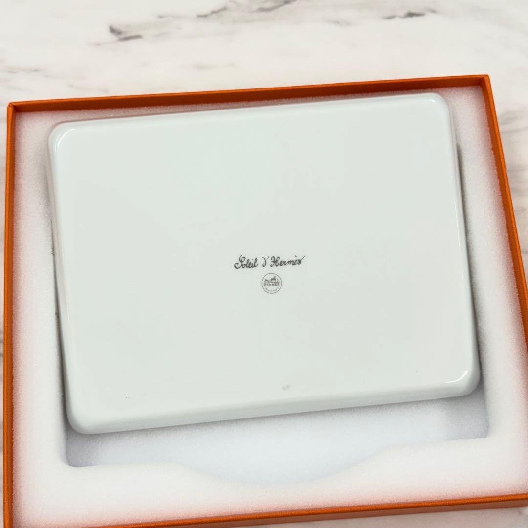 新品未使用　エルメス 長方形プレート 〈ソレイユ・ドゥ・エルメス〉 PM