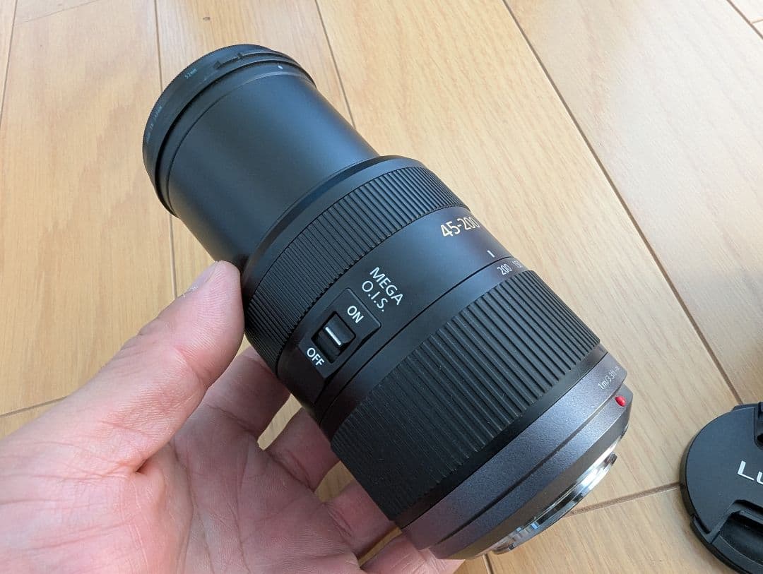 LUMIX 45-200mm F4.0-5.6 ズームレンズ　美品
