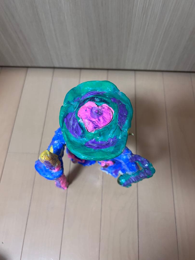 ピエロ【値下げ交渉可】【粘土細工】【一点物】【置物】【美術品】