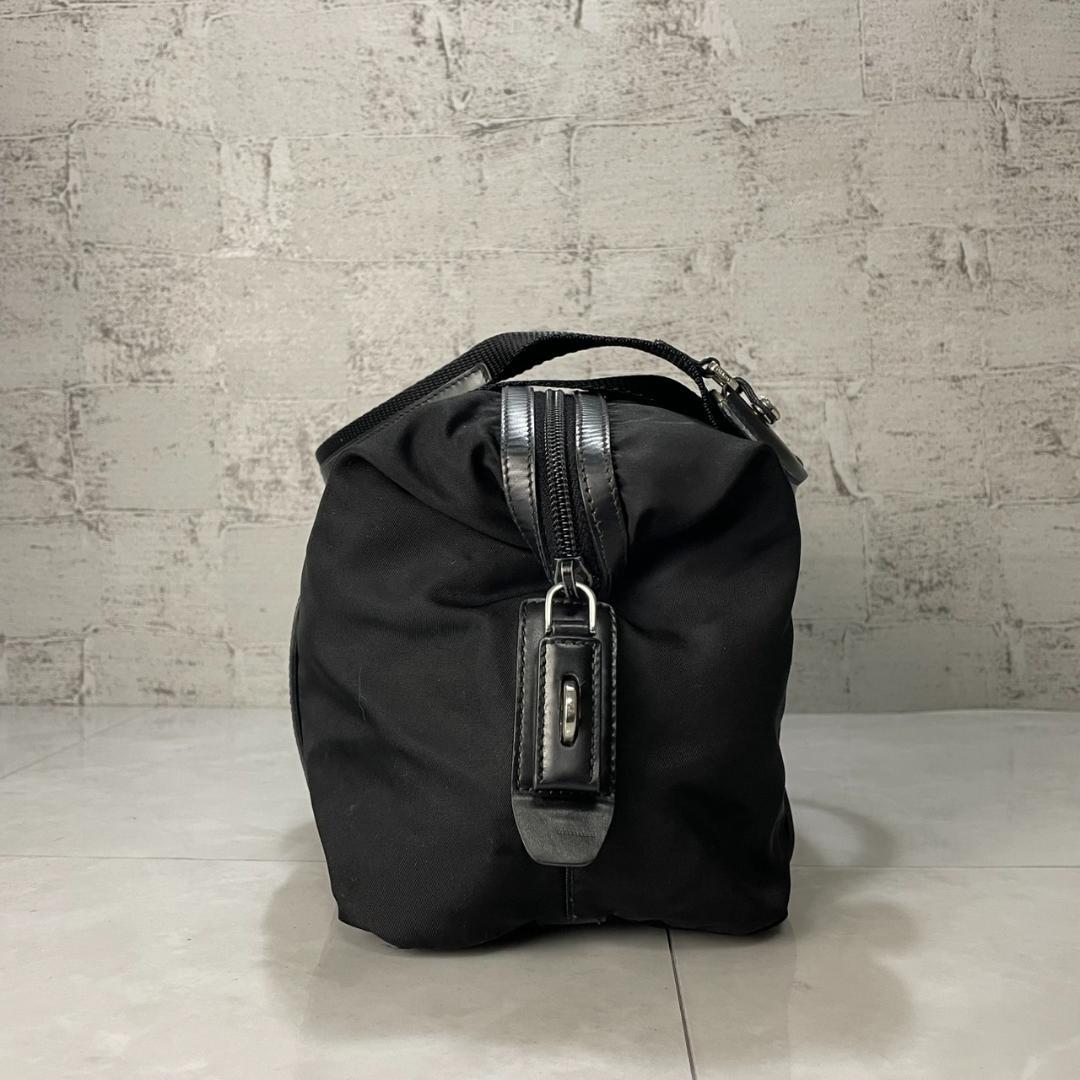 PRADA ハンドバッグ プラダ ミニボストンバッグ BR3697 黒 良品