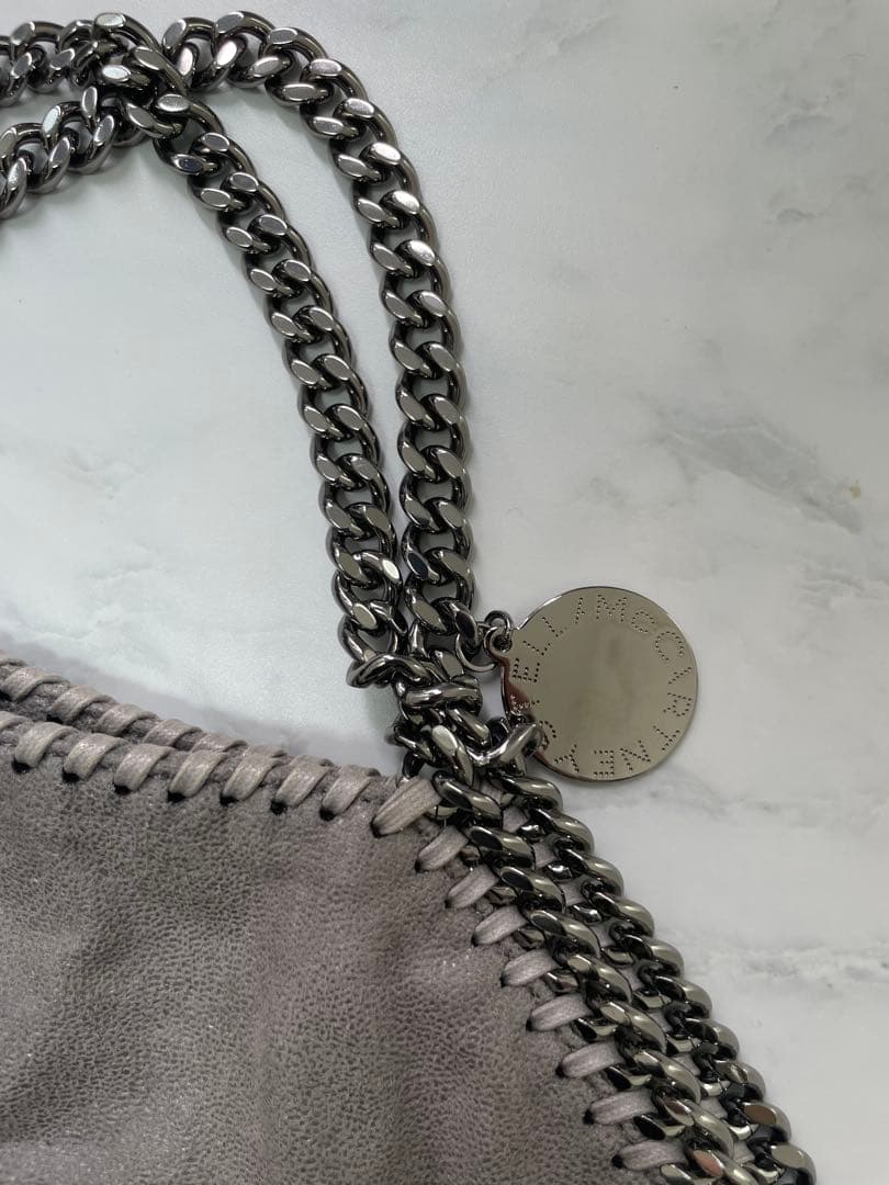 Stella McCartney スエードトートバッグ グレー