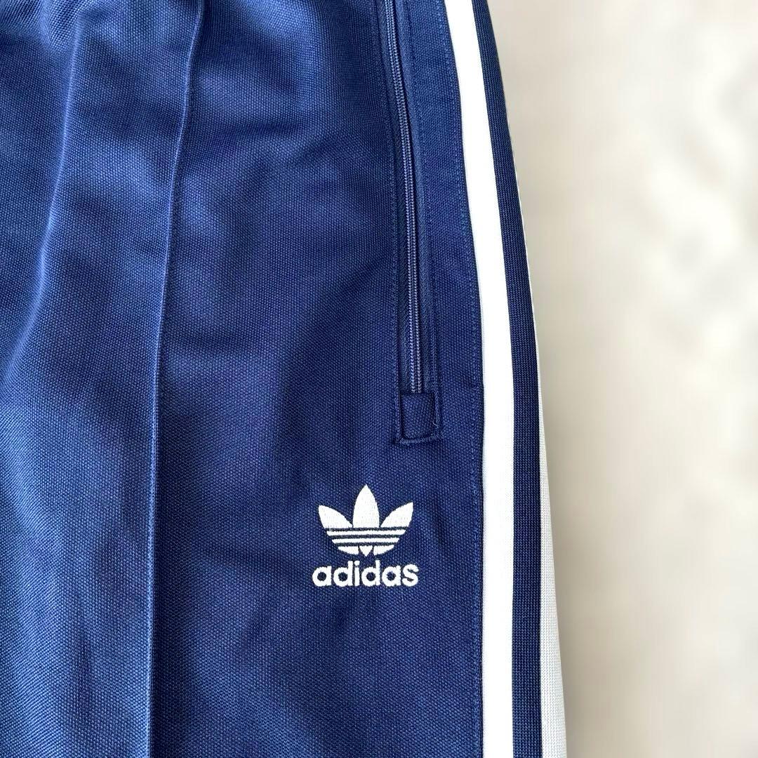 ✨新品 アディダス トラックパンツ ジャージ ネイビー ファイヤーバード 刺繍