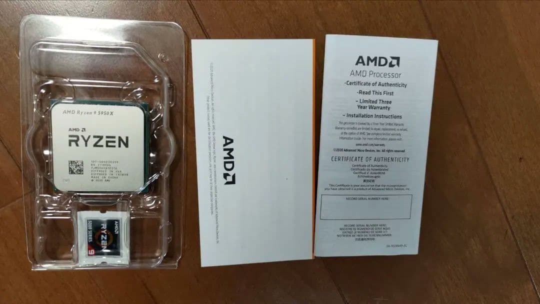 AMD RYZEN 9 5950X CPU 5000シリーズ