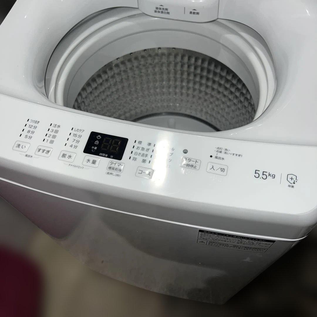 ⭐︎別荘外し/Haier/冷蔵庫/洗濯機/ホワイト2点セット/ほぼ新品