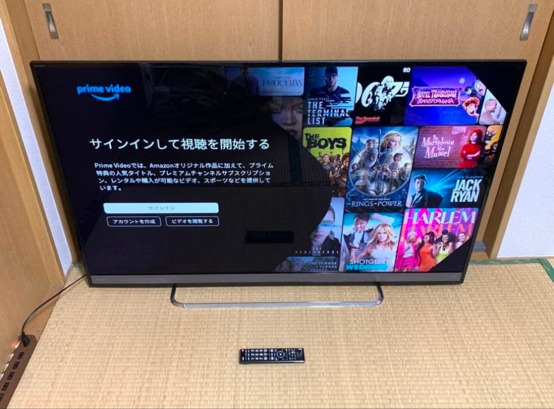 4K TOSHIBA 50型スマートテレビ 地上波/動画アプリ