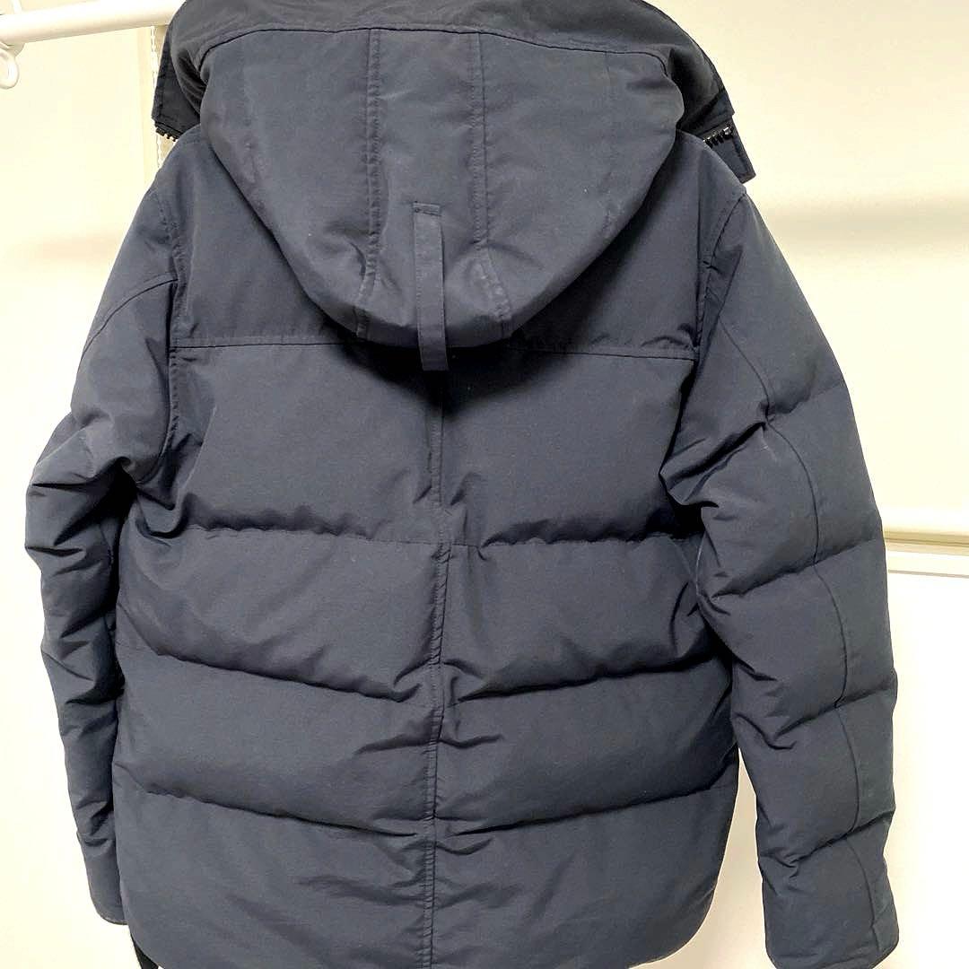 【美品】カナダグース　マクミランパーカー　ブラックレーベル　ネイビー　M