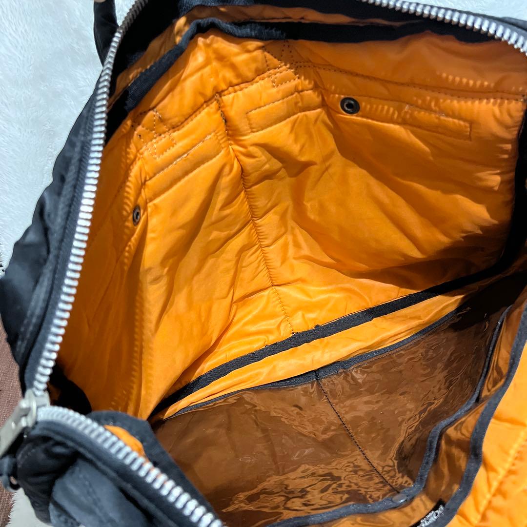 【美品 】PORTER TANKER 2WAYブリーフケース ブラック ナイロン