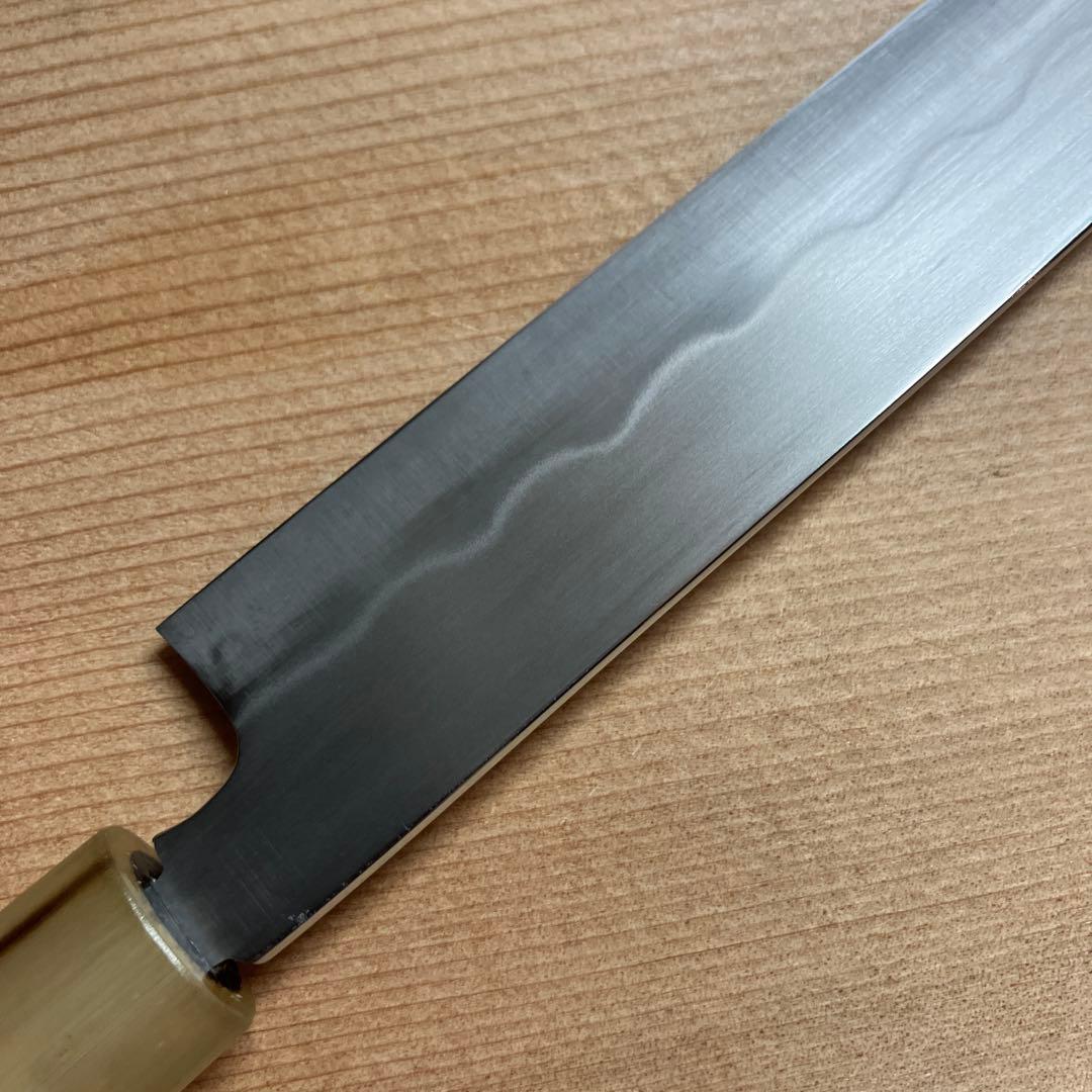 武信？　本焼　フグ引き包丁　白鋼　天然砥石で本刃付け済み❗️