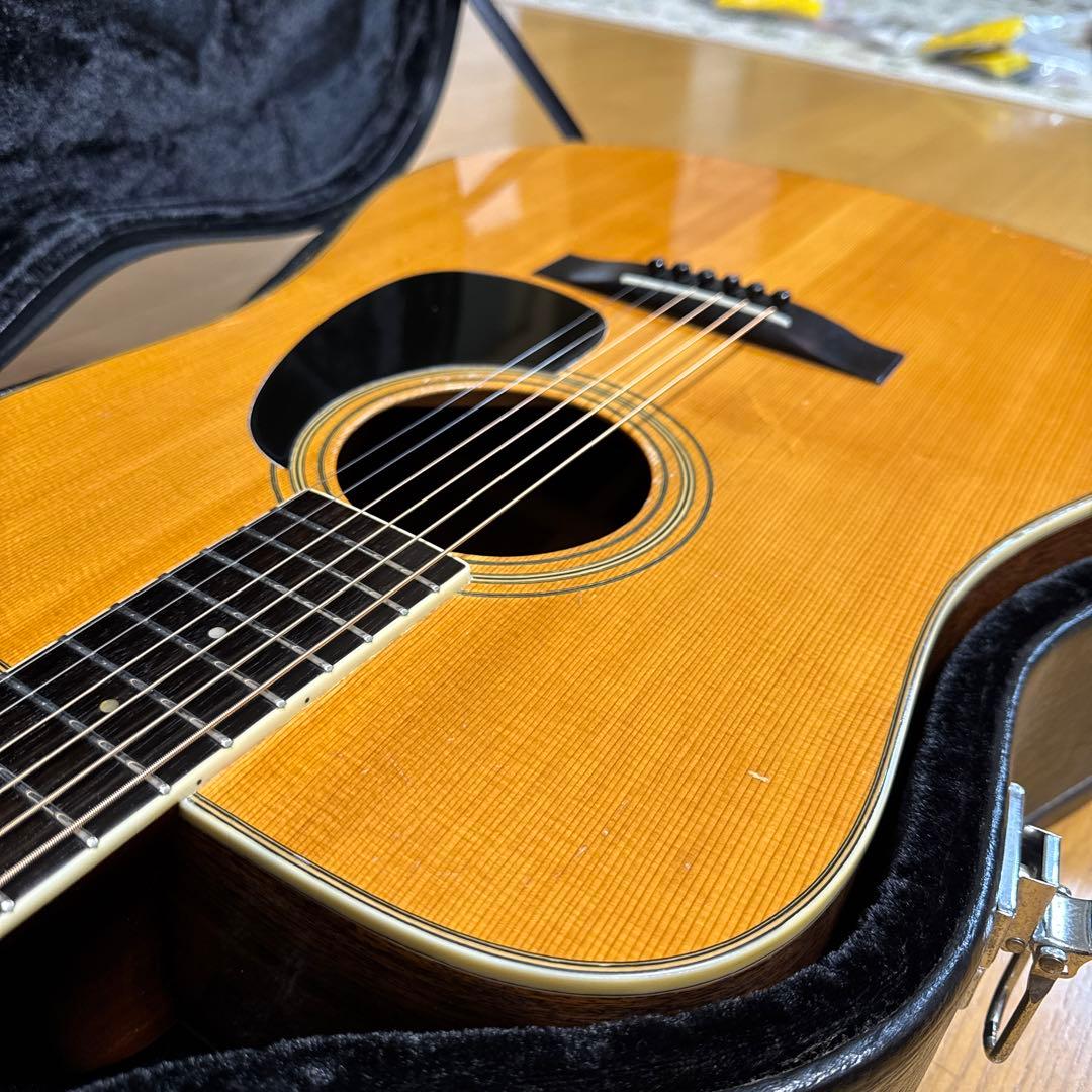 74年製 S.yairi YD305 トップ、バック単板