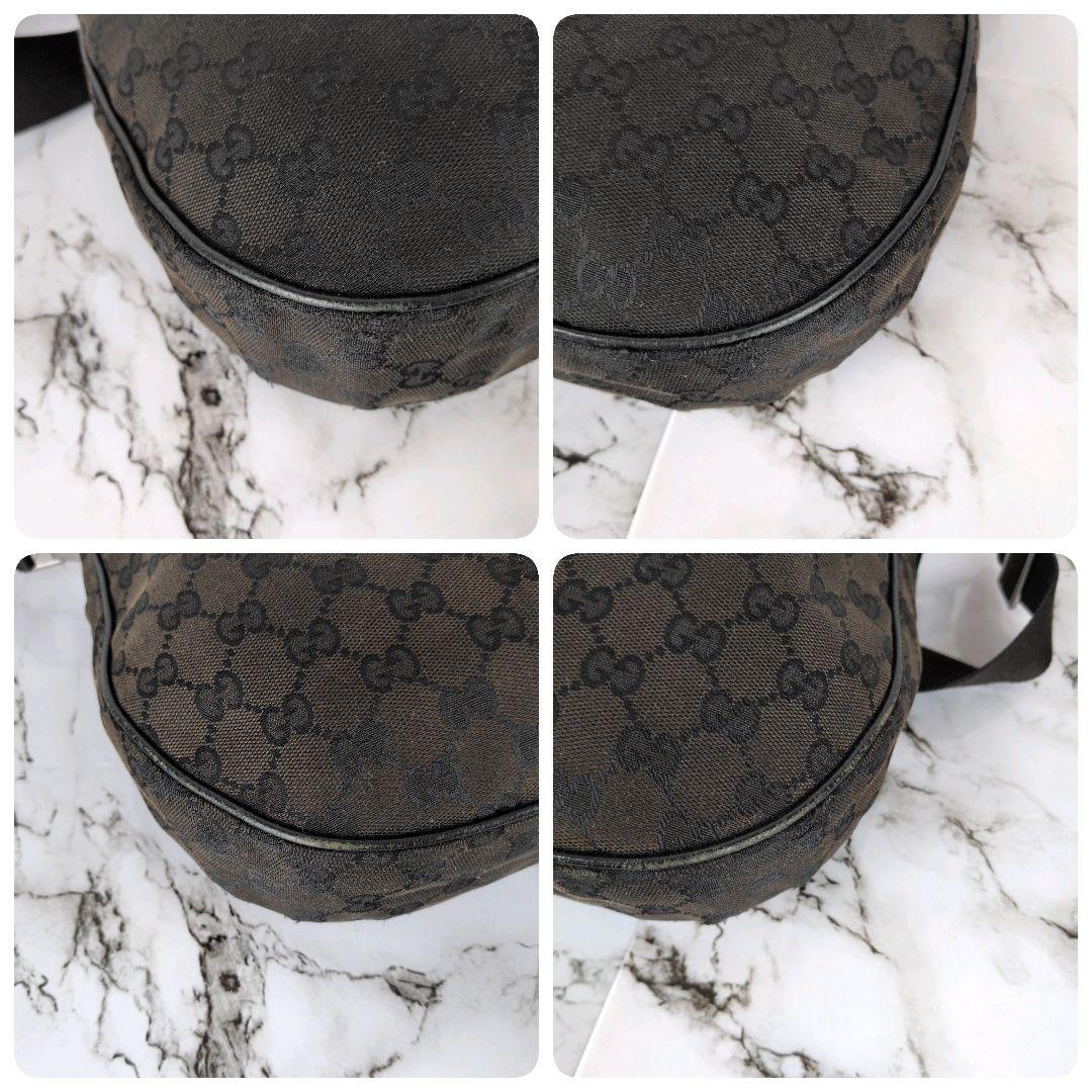 【人気】グッチ☆三日月　GG　キャンバス　ショルダー