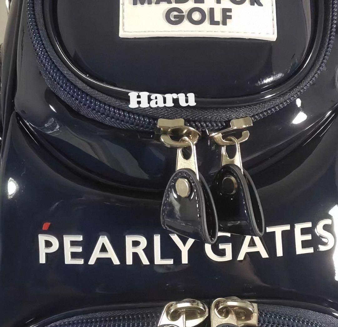 PEARLY GATES エナメルキャディバッグ