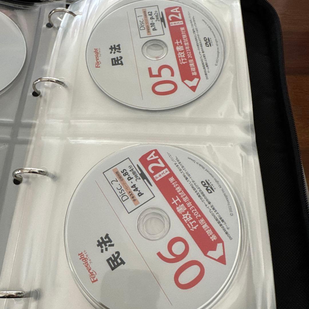 フォーサイト　行政書士講座　2023年度　DVD全46枚