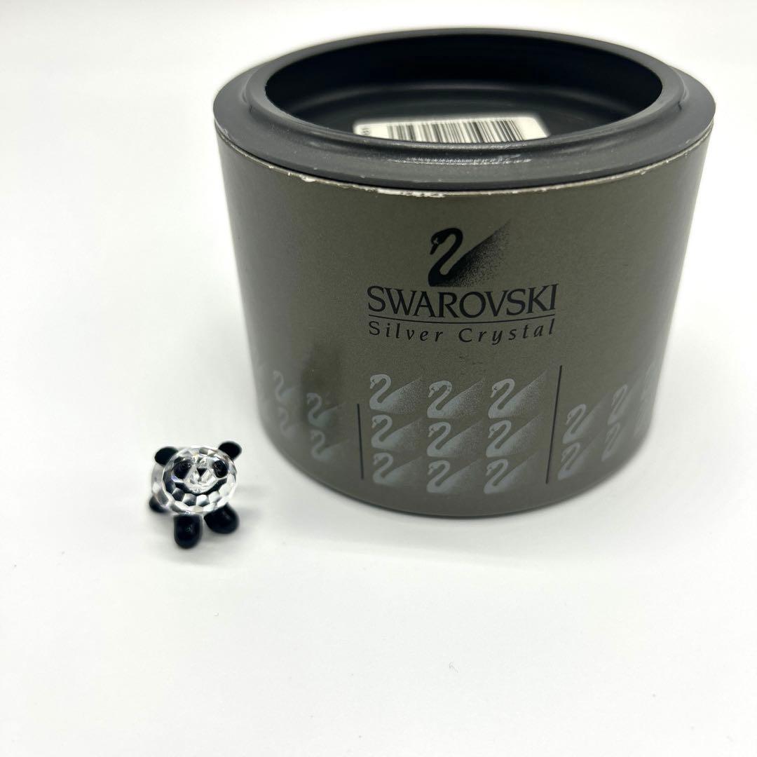 『（B）スワロフスキー　SWAROVSKI クリスタルアニマル／パンダ×2点』