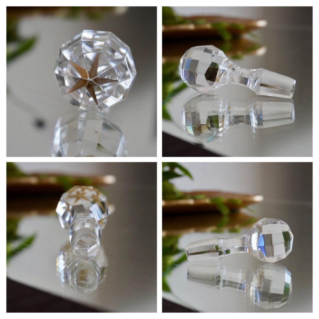 24金＆エナメル彩★オールドバカラ★ジャポニズム★取っ手付きデカンタ★希少サイズ