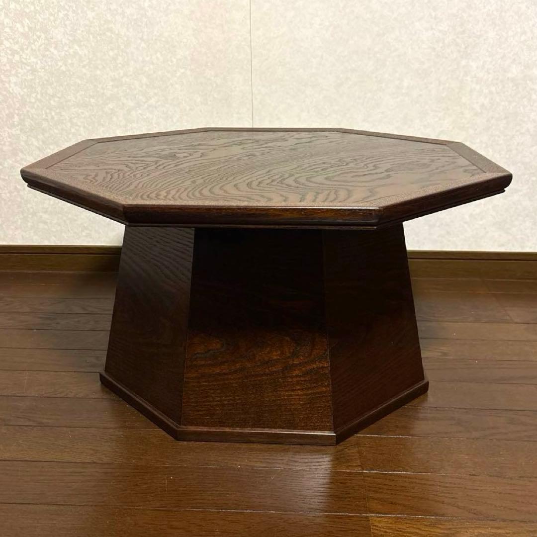 【美品】八角形 ローテーブル 八角テーブル 和モダン