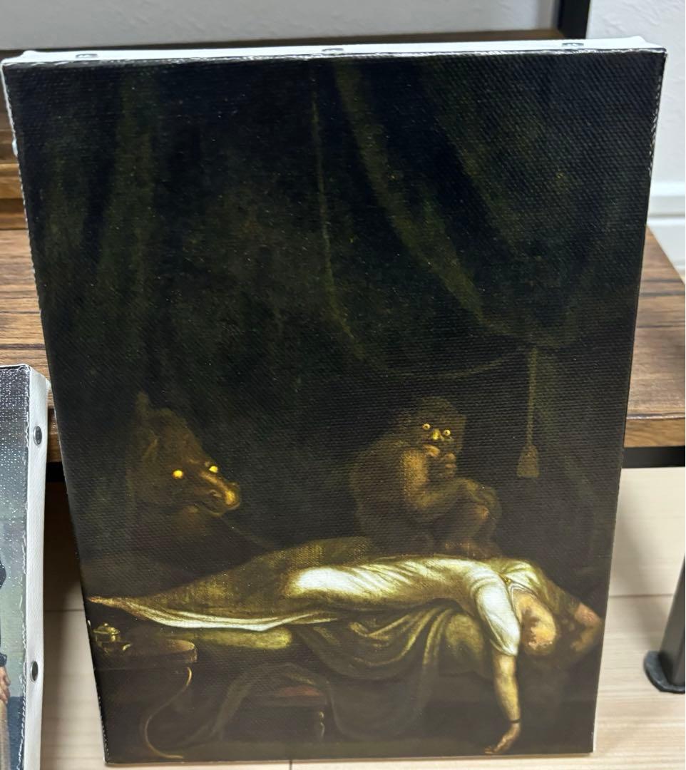 怖い絵展　ミニキャンバス　2点セット