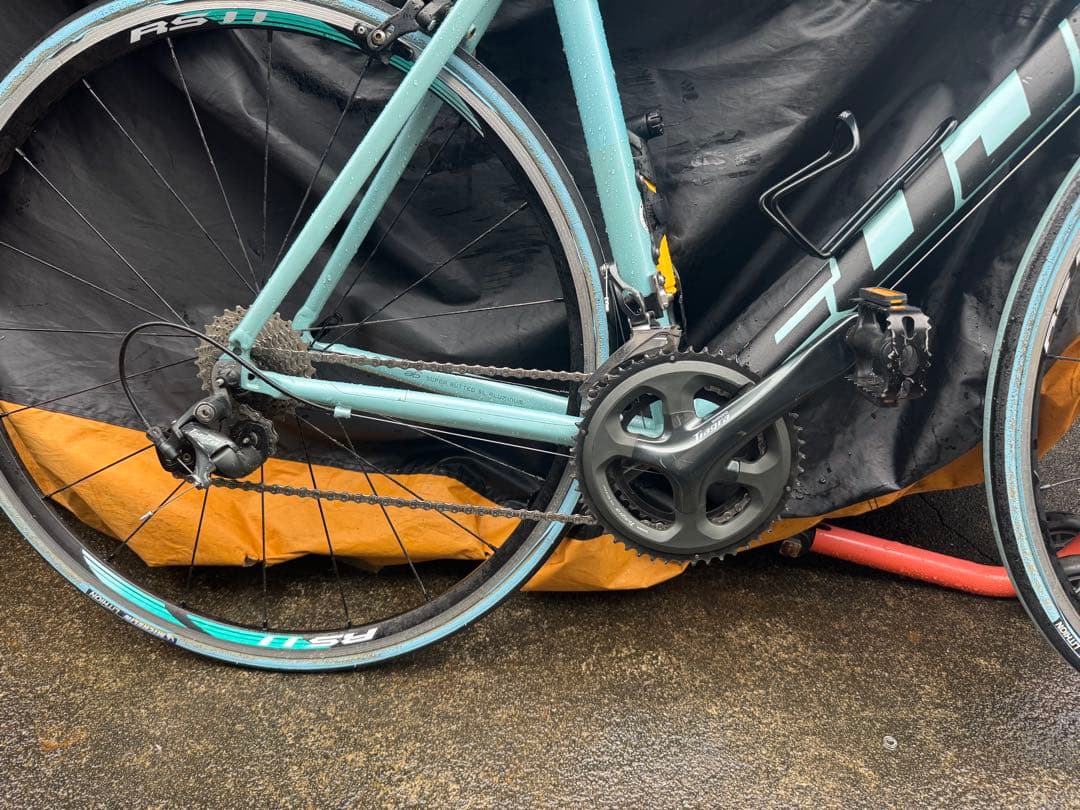 水色 アルミフレーム ロードバイク