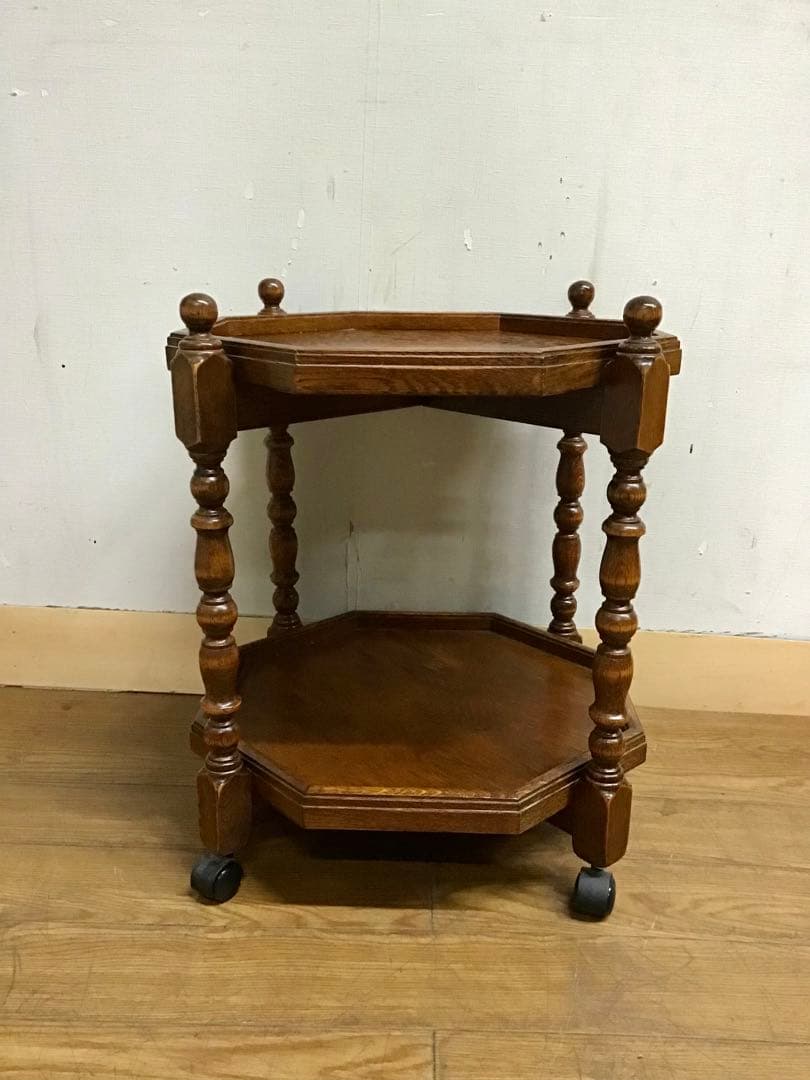 管318☆三越家具☆ブルージュ☆アンティーク☆カントリースタイル☆ワゴン