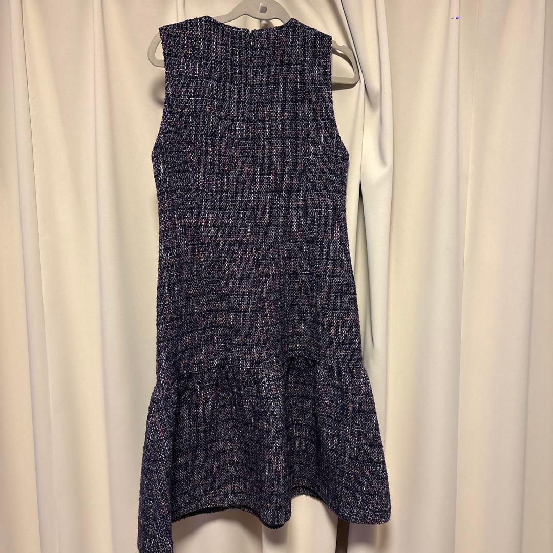 maglie le cassetto ツイードワンピース