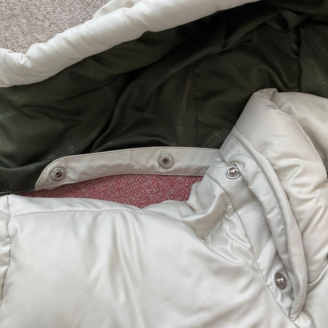 エレメントキャット ホワイトロングダウンジャケット