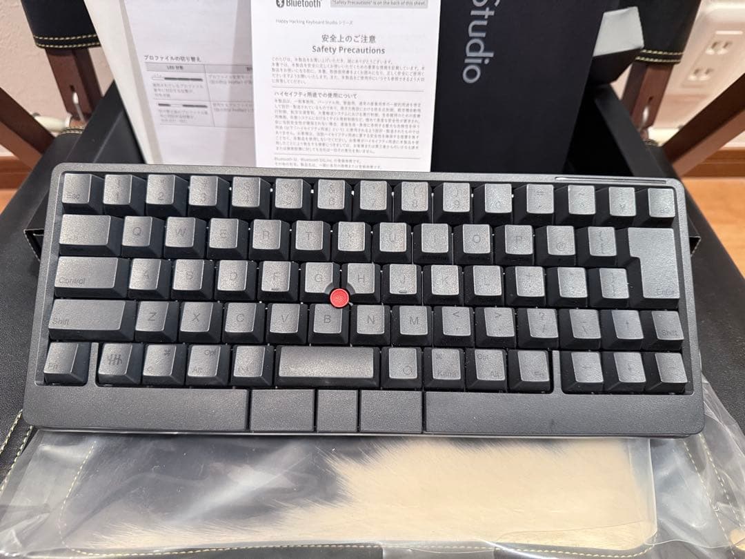 HHKB Studio 日本語配列+亀甲名栗木製パームレスト&キーボードルーフ
