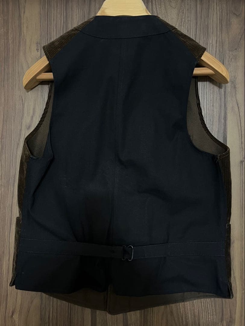 アナトミカ　sagan ベスト　コーデュロイブラウン　M 廃盤